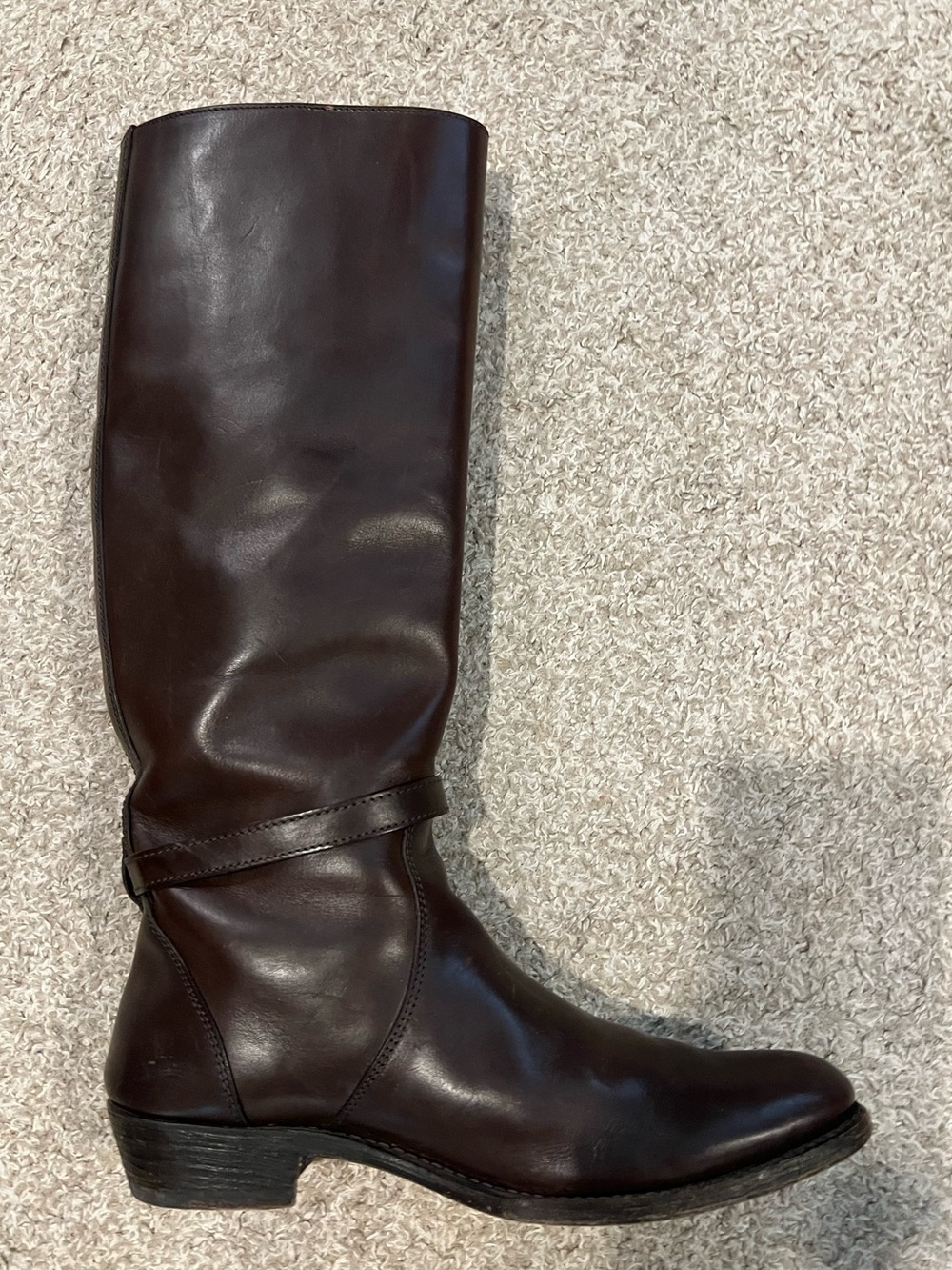 Frye Woman’s Rider Logo Riding Boots, 8.5 - Picture 4 of 10